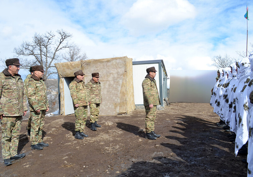 Проверена служебно-боевая деятельность частей ВС Азербайджана на освобожденных территориях (Фото-Видео)