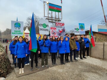 Экоакция дороге Лачин–Ханкенди продолжается уже 82 дня (Фото)