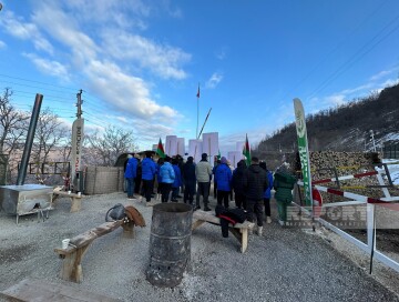 Акция протеста на дороге Ханкенди-Лачин продолжается 42-й день (Фото)